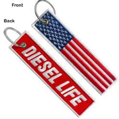 Bertrand850 - Diesellife/Us Flag Keychain^Moto Loot Best