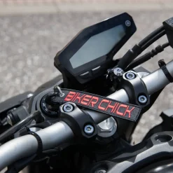 Biker Chick - Motorcycle Keychain^Moto Loot