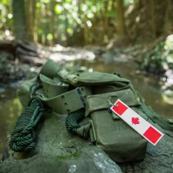 Canada Flag - Motorcycle Keychain^Moto Loot Sale