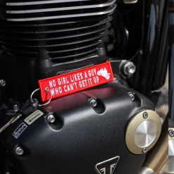 Can't Get It Up - Motorcycle Keychain^Moto Loot Clearance