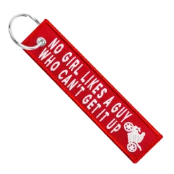 Can't Get It Up - Motorcycle Keychain^Moto Loot Clearance