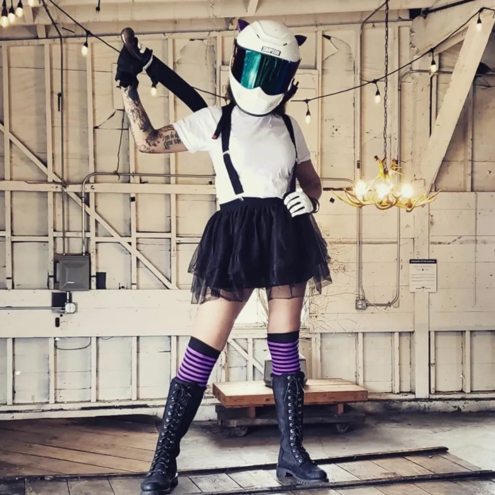 Cat Ears Purple - Motorcycle Helmet Accessory^Moto Loot Discount