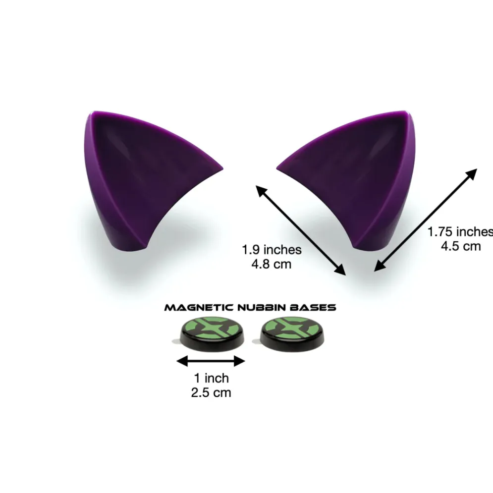 Cat Ears Purple - Motorcycle Helmet Accessory^Moto Loot Discount
