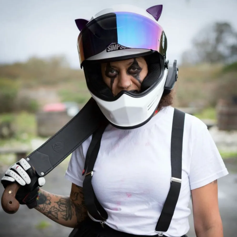 Cat Ears Purple - Motorcycle Helmet Accessory^Moto Loot Discount