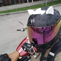 Cat Ears White - Motorcycle Helmet Accessory^Moto Loot Discount