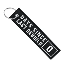 Days Since Last Rebuild - Dirt Bike Keychain^Moto Loot Clearance