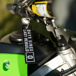 Days Since Last Rebuild - Dirt Bike Keychain^Moto Loot Clearance