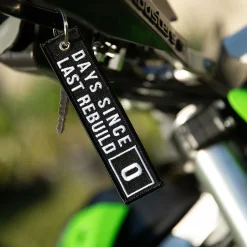 Days Since Last Rebuild - Dirt Bike Keychain^Moto Loot Clearance