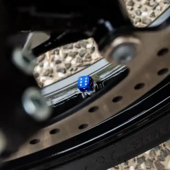 Dice Blue - Motorcycle Valve Caps^Moto Loot Best