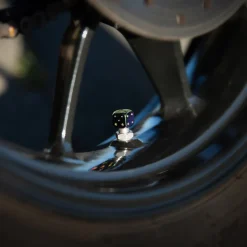 Dice Oil Slick - Motorcycle Valve Caps^Moto Loot Discount