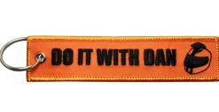 Do It With Dan - Orange Motorcycle Keychain^Moto Loot New