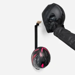 Double Motorcycle Helmet Rack by - Black^Moto Loot Sale