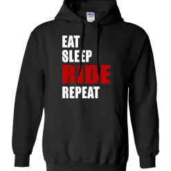 Eat Sleep Ride Repeat Hoodie^CustomCat Outlet