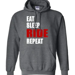 Eat Sleep Ride Repeat Hoodie^CustomCat Outlet