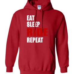 Eat Sleep Ride Repeat Hoodie^CustomCat Outlet