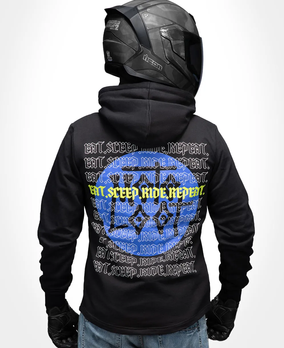Eat Sleep Ride Repeat Scoop Pullover Hoodie^Moto Loot Hot