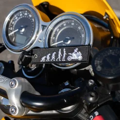 Female Rider Evolution - Motorcycle Keychain^Moto Loot Sale