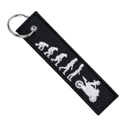Female Rider Evolution - Motorcycle Keychain^Moto Loot Sale