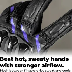 Flick Street Ladies Motorcycle Gloves - Ladies^Moto Loot Clearance