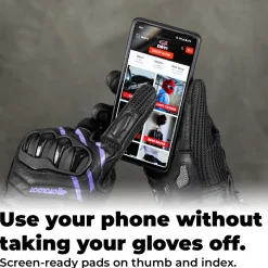 Flick Street Ladies Motorcycle Gloves - Ladies^Moto Loot Clearance