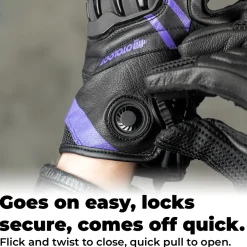 Flick Street Ladies Motorcycle Gloves - Ladies^Moto Loot Clearance