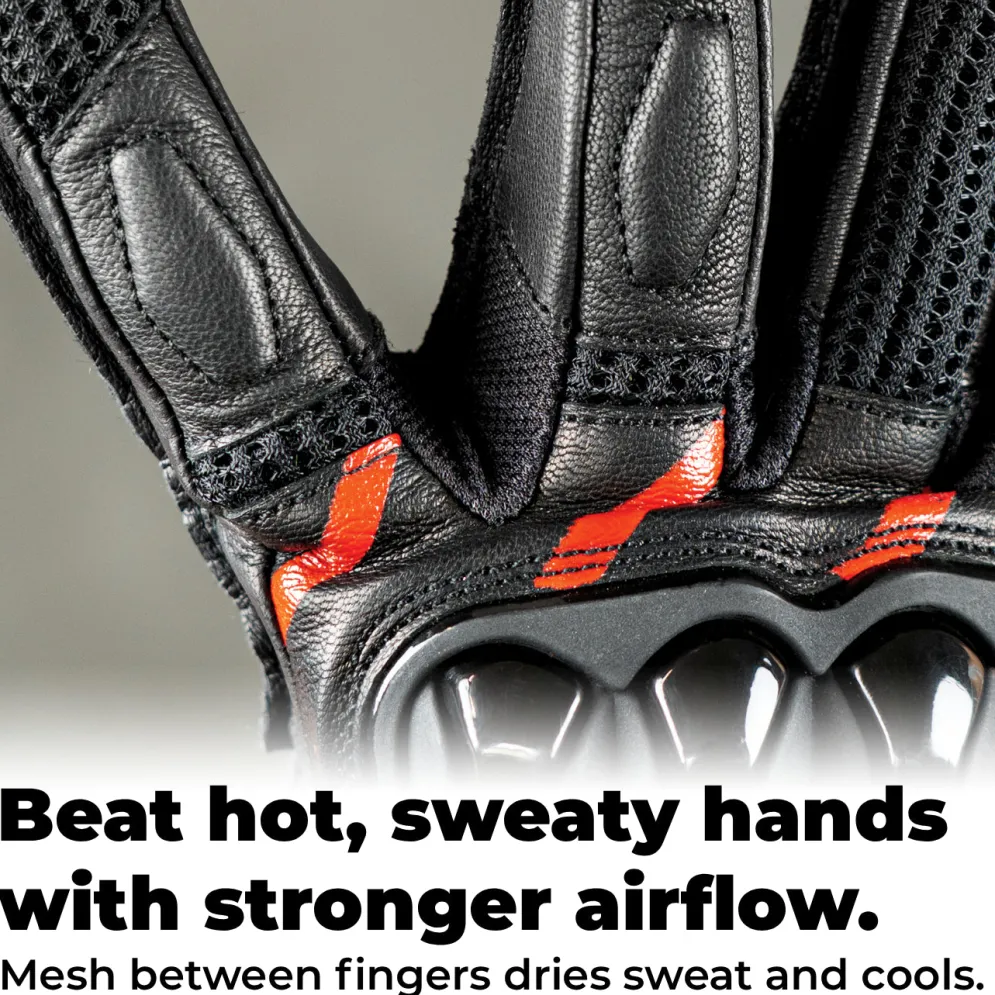Flick Street Mens Motorcycle Gloves - Mens^Moto Loot Best