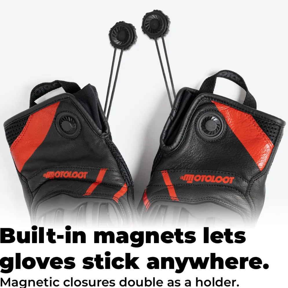 Flick Street Mens Motorcycle Gloves - Mens^Moto Loot Best