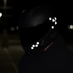 Glowrider Reflective Helmet Sticker - Hazard Edition^Moto Loot