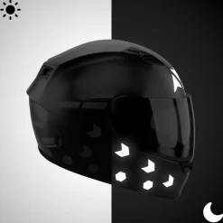 Glowrider Reflective Helmet Sticker - Arrows And Stripes^Moto Loot Best