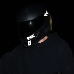 Glowrider Reflective Helmet Sticker - Arrows And Stripes^Moto Loot Best