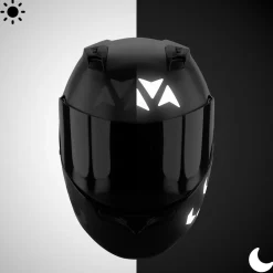 Glowrider Reflective Helmet Sticker - Arrows And Stripes^Moto Loot Best