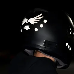 Glowrider Reflective Helmet Sticker - Wings Edition^Moto Loot Outlet