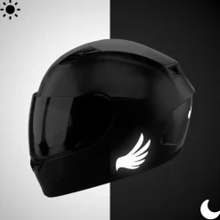 Glowrider Reflective Helmet Sticker - Wings Edition^Moto Loot Outlet