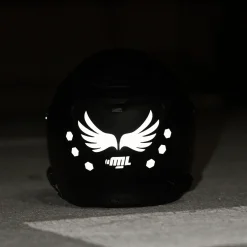 Glowrider Reflective Helmet Sticker - Wings Edition^Moto Loot Outlet