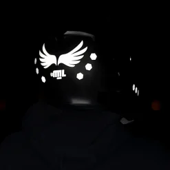 Glowrider Reflective Helmet Sticker - Wings Edition^Moto Loot Outlet