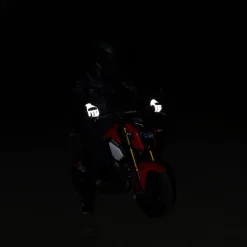 Glowrider Reflective Mens Motorcycle Gloves - Mens^Moto Loot New