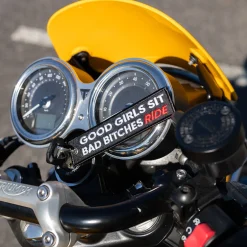 Good Girls Sit Bad Bitches Ride - Motorcycle Keychain^Moto Loot