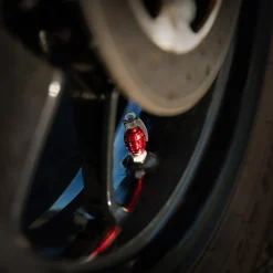 Grenade Red - Motorcycle Valve Caps^Moto Loot Best