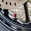 Hex Red - Motorcycle Valve Caps^Moto Loot Online