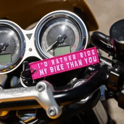 I'D Rather Ride My Bike - Motorcycle Keychain^Moto Loot Discount