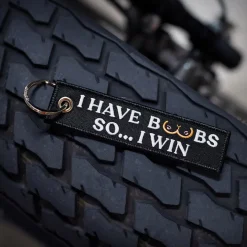 I Have Boobs So... I Win - Motorcycle Keychain^Moto Loot