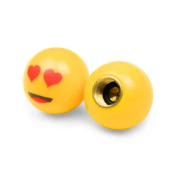 In Love Emoji - Motorcycle Valve Caps^Moto Loot Sale