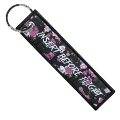 Insert Before Flight Floral - Motorcycle Keychain^Moto Loot Hot