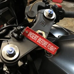Insert Before Flight - Motorcycle Keychain^Moto Loot New