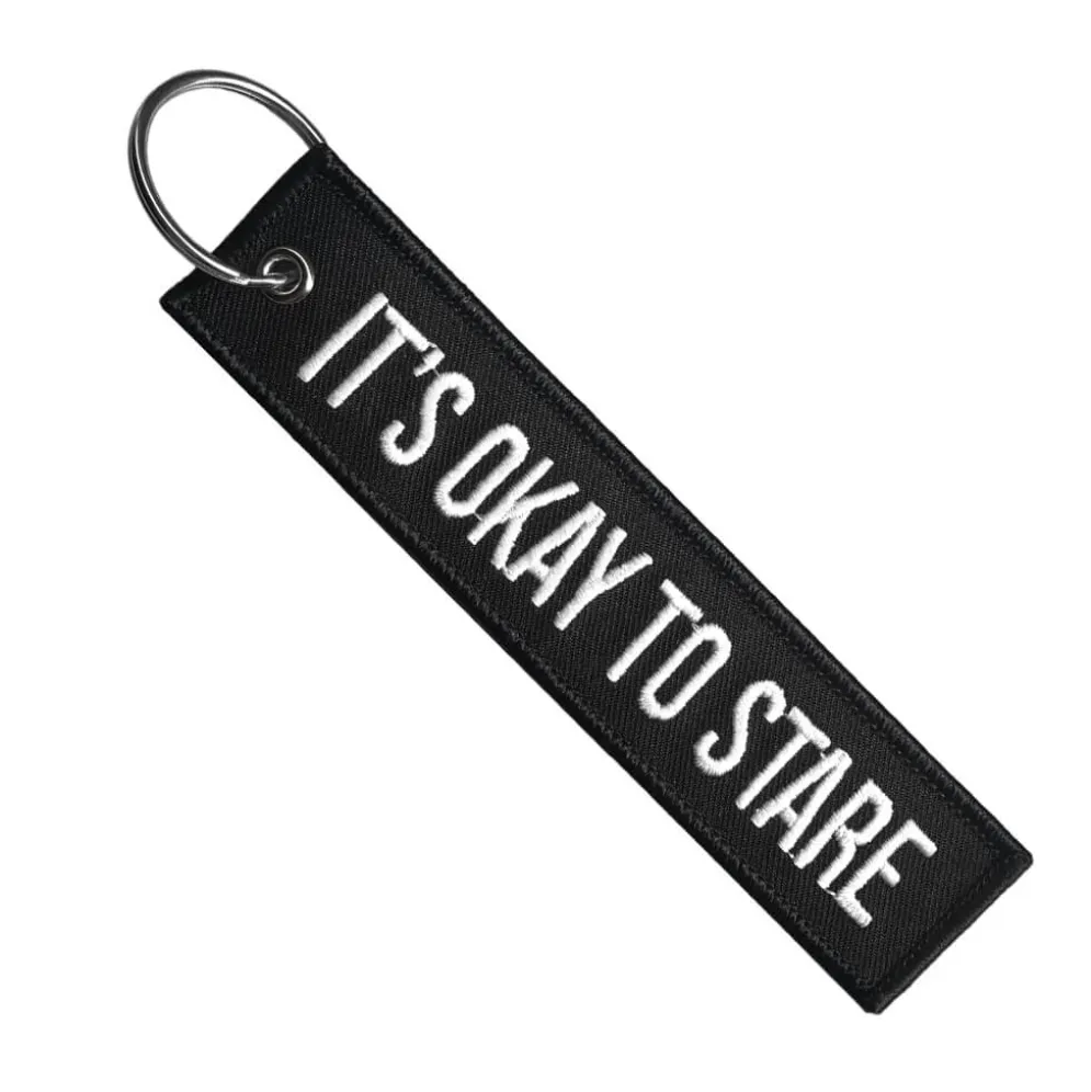 It's Okay To Stare - Motorcycle Keychain^Moto Loot Hot