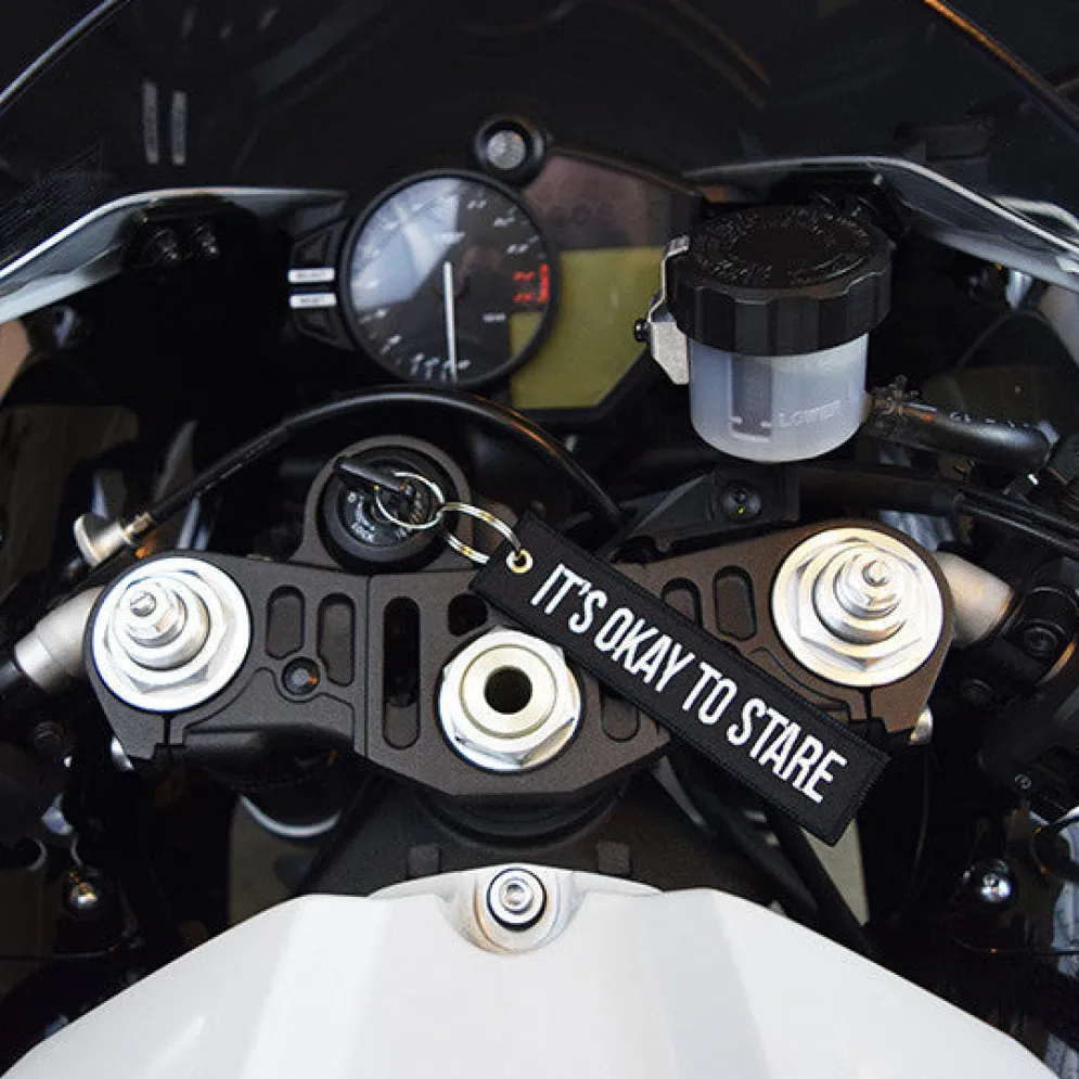 It's Okay To Stare - Motorcycle Keychain^Moto Loot Hot