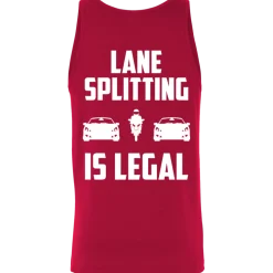 Lane Splitting Is Legal Tank Top (Back Design)^CustomCat New