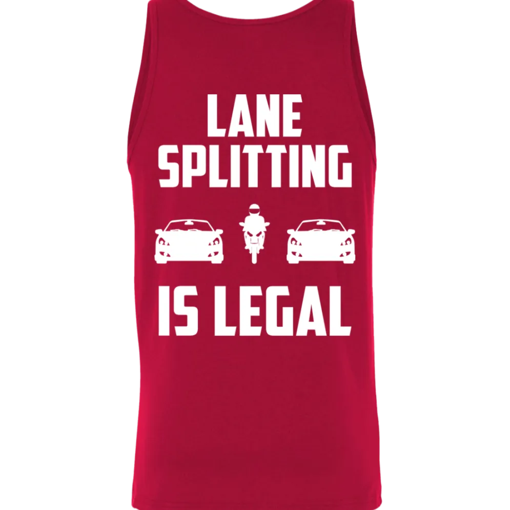 Lane Splitting Is Legal Tank Top (Back Design)^CustomCat New