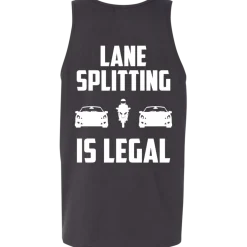 Lane Splitting Is Legal Tank Top (Back Design)^CustomCat New