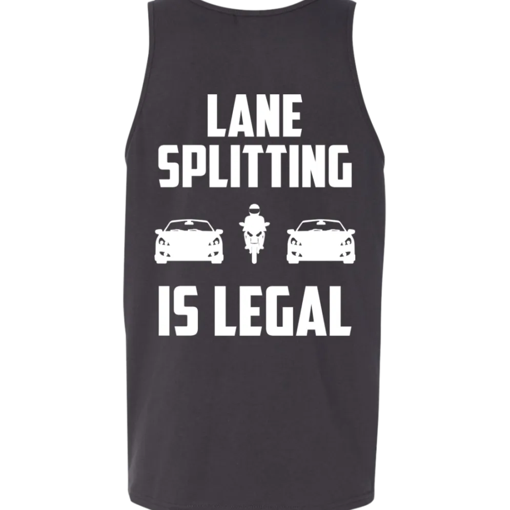 Lane Splitting Is Legal Tank Top (Back Design)^CustomCat New